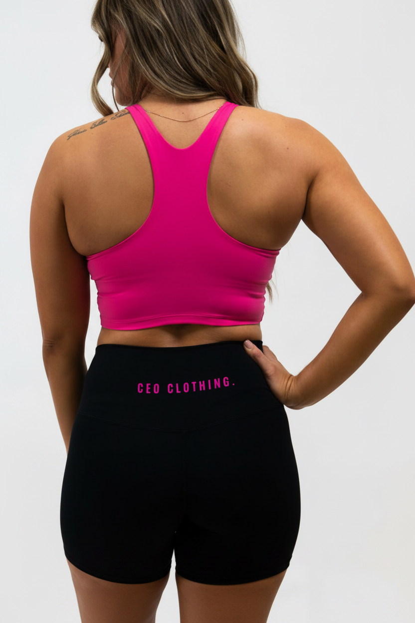 Luxe Crop - Bubble Gum