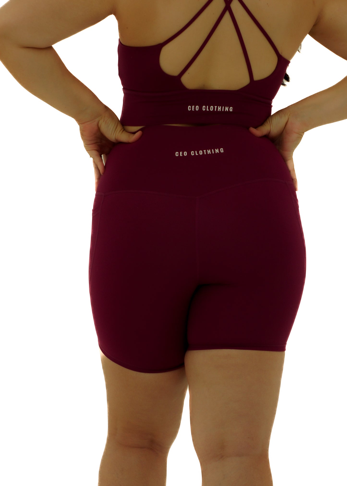 Slushie Shorts with Pockets - Grape