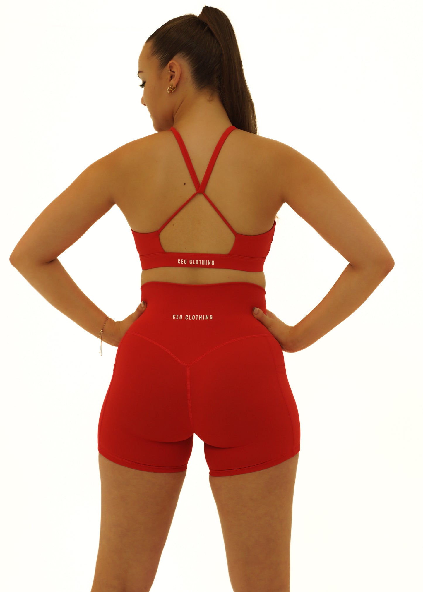 Luxe Active Bra - Red