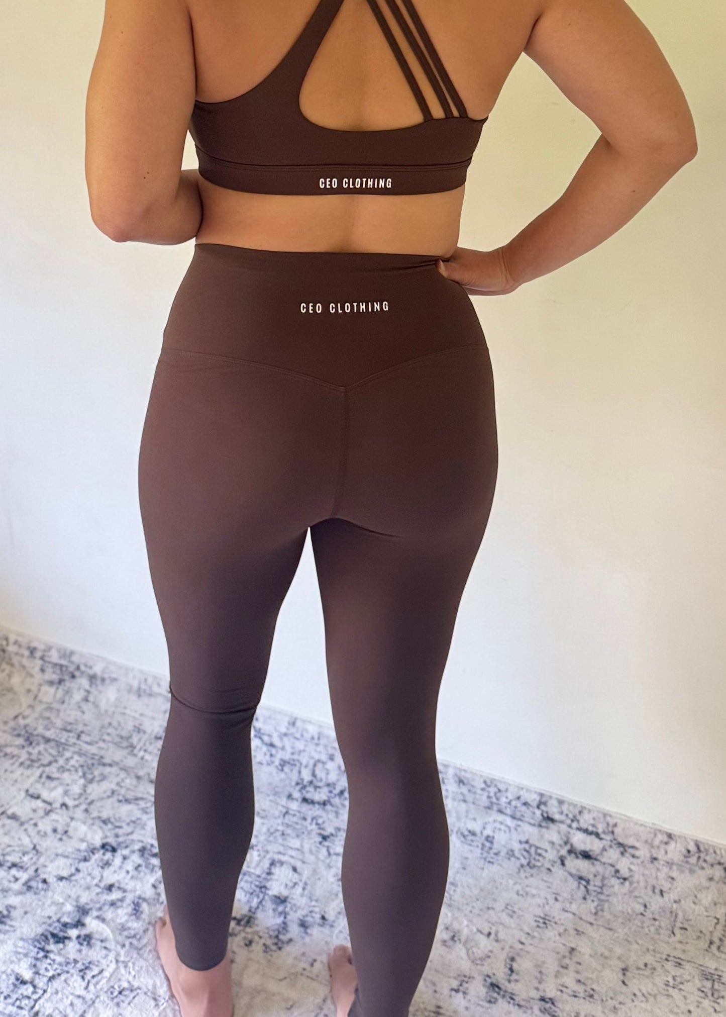 Slushie Leggings - Chocolate Brown