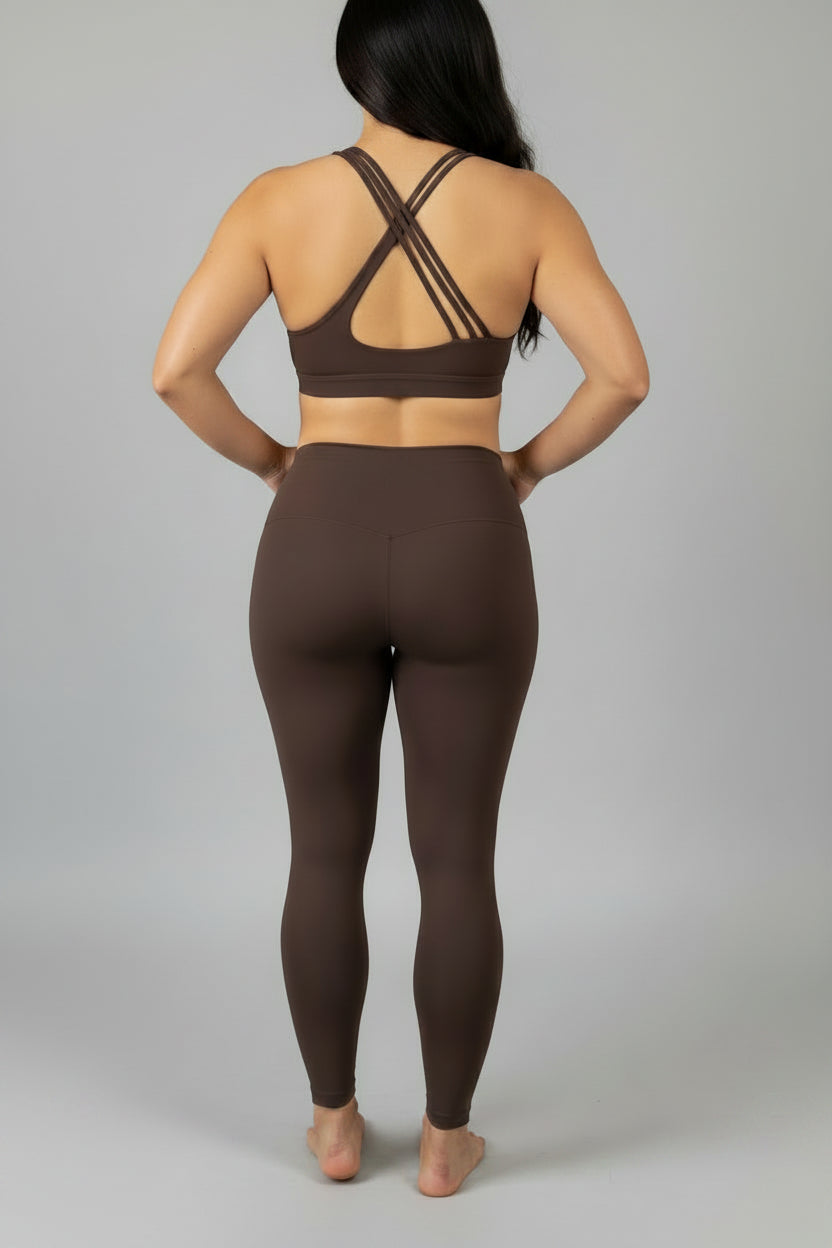 Slushie Leggings - Chocolate Brown