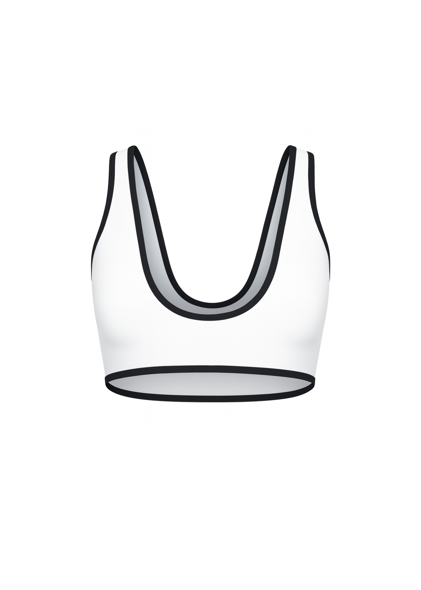 Vibe Contrast Bra - White