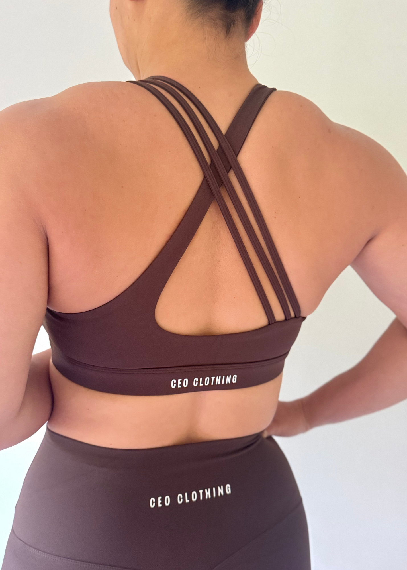 Nova Tri Bra - Chocolate Brown