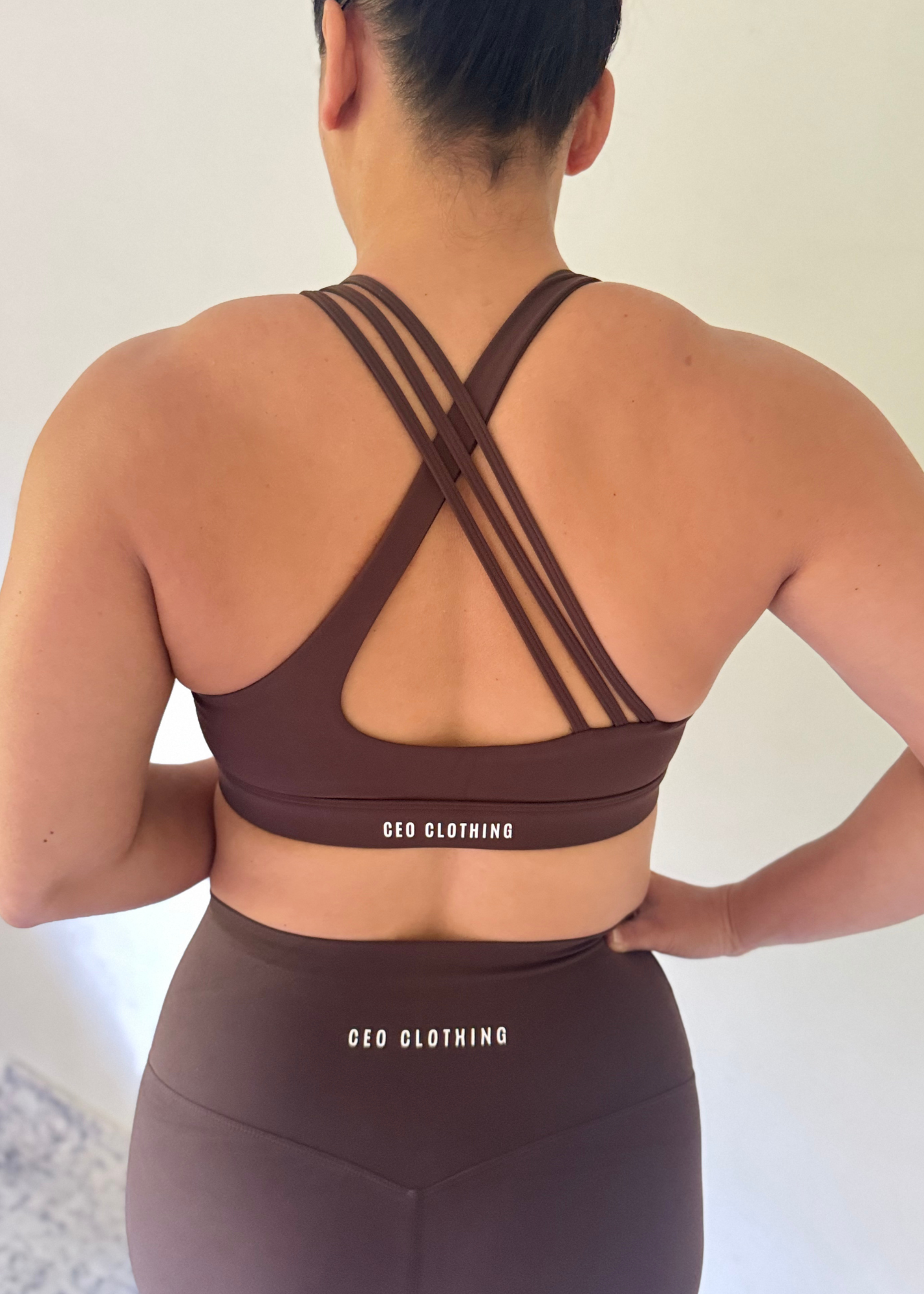 Nova Tri Bra - Chocolate Brown