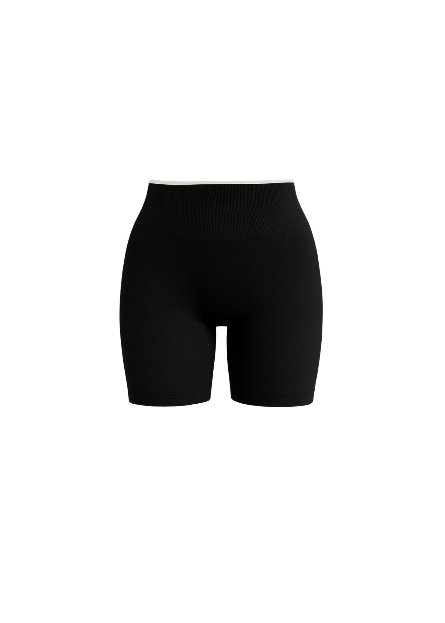 Seamless Scrunch Shorts - Black