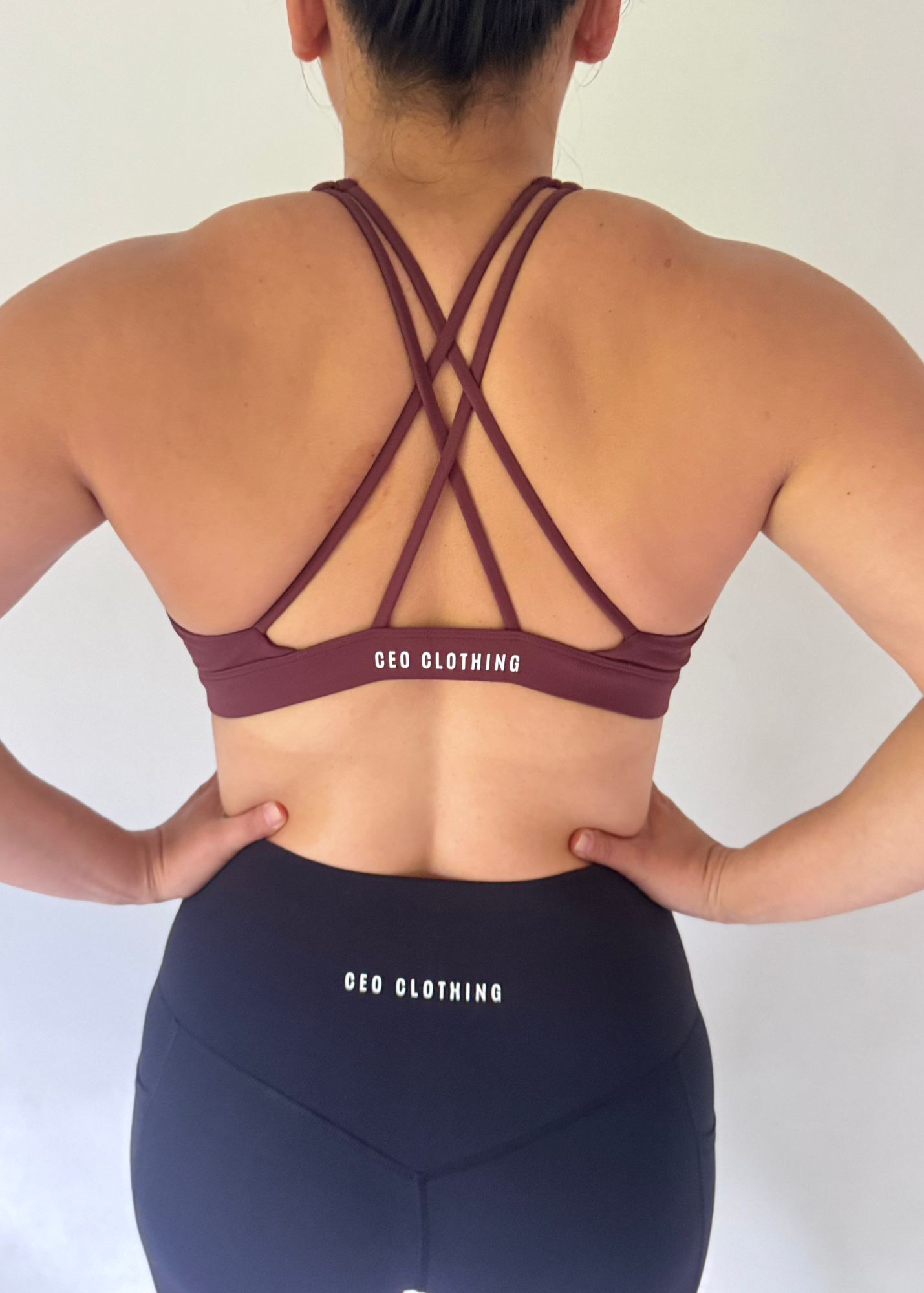 Impact Bra - Redwood Slushie High Neck Bra