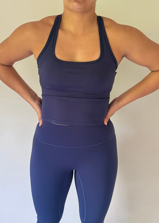NKD Racer Tank - Navy