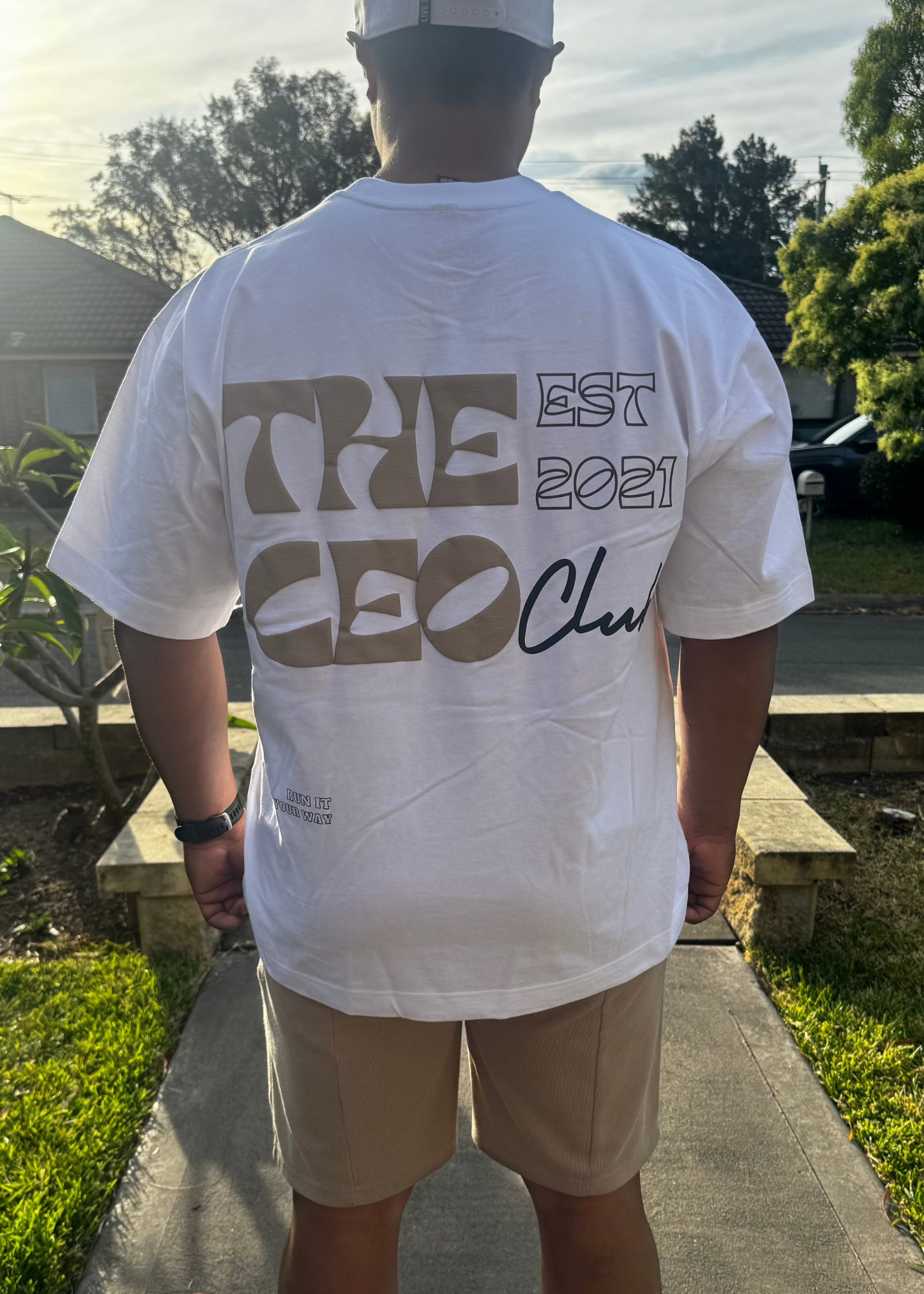 Club Puff Tee - White