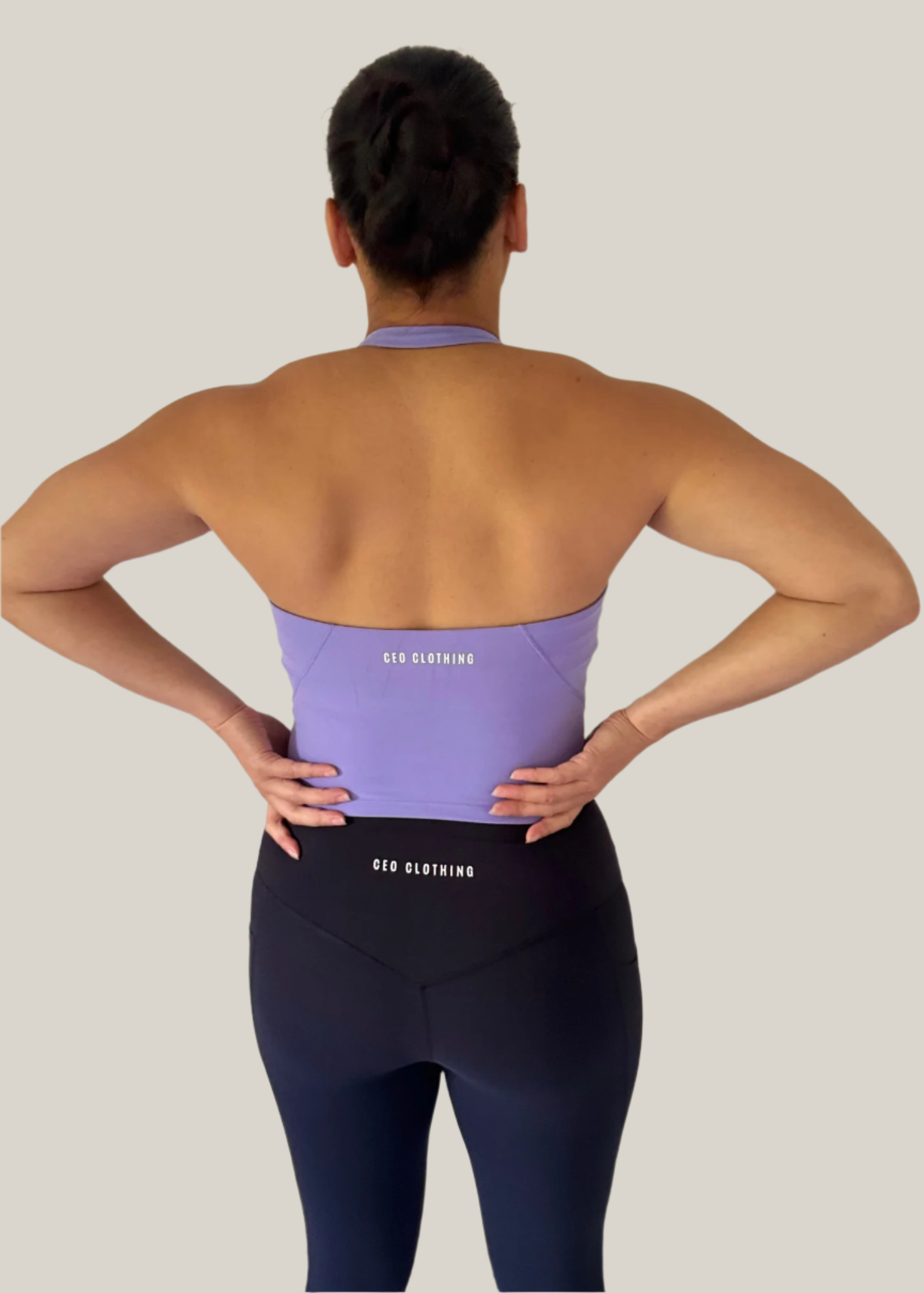 Luna Halter Top- Lilac